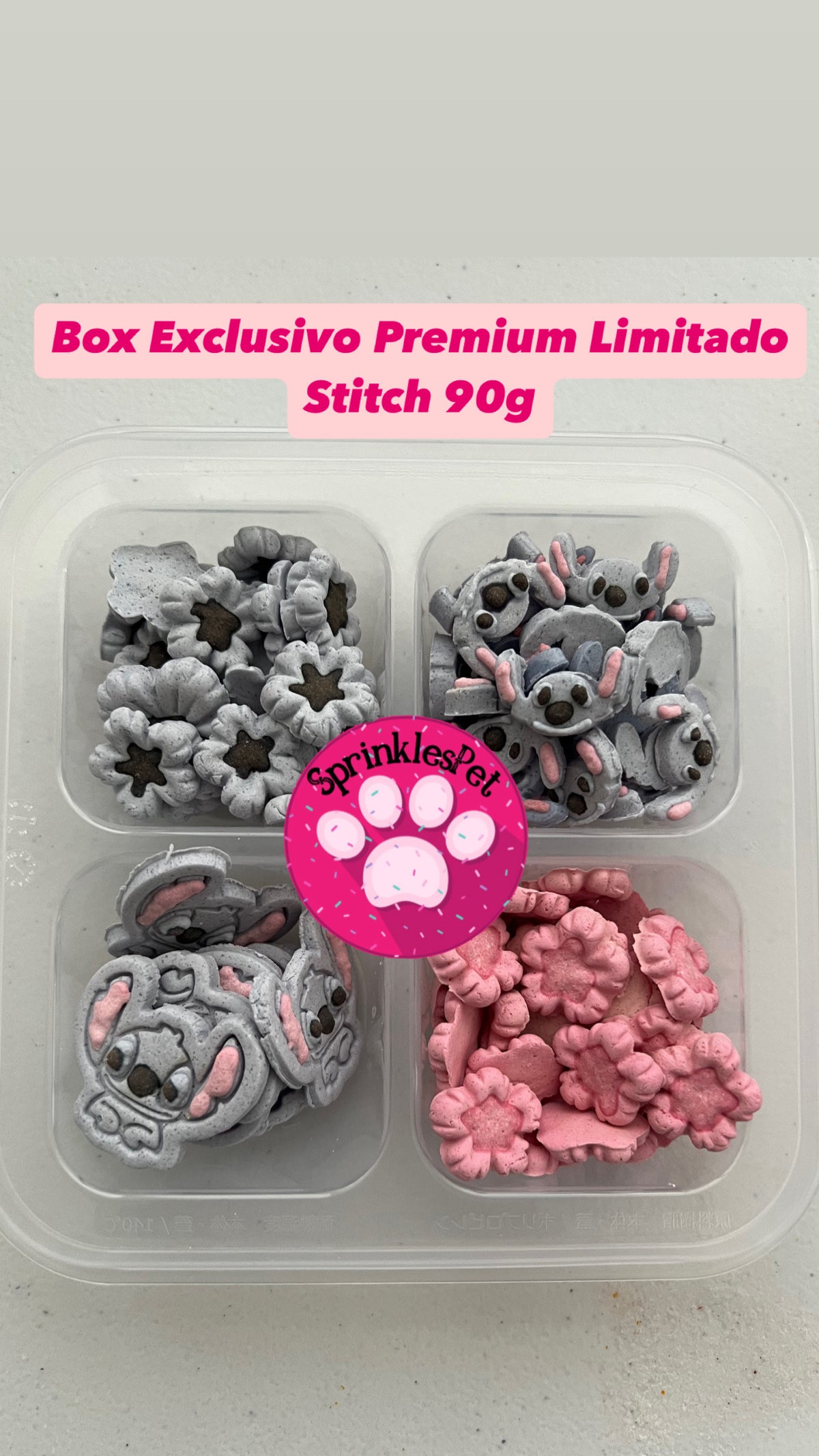 Box de Confeitos Stitch SprinklesPet 90 g