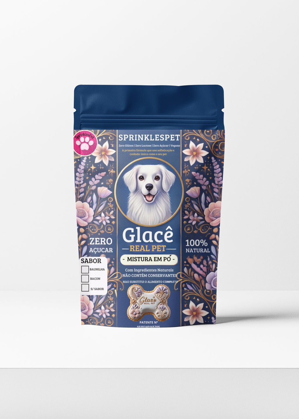 Componente do kit: Glacê Real Pet em Pó | 300 g