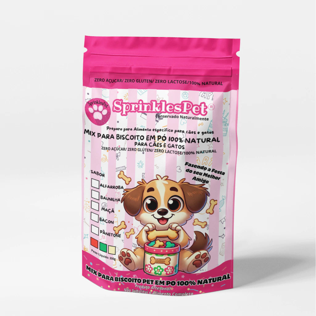 Mix Colorido em Pó para Biscoito Pet SprinklesPet