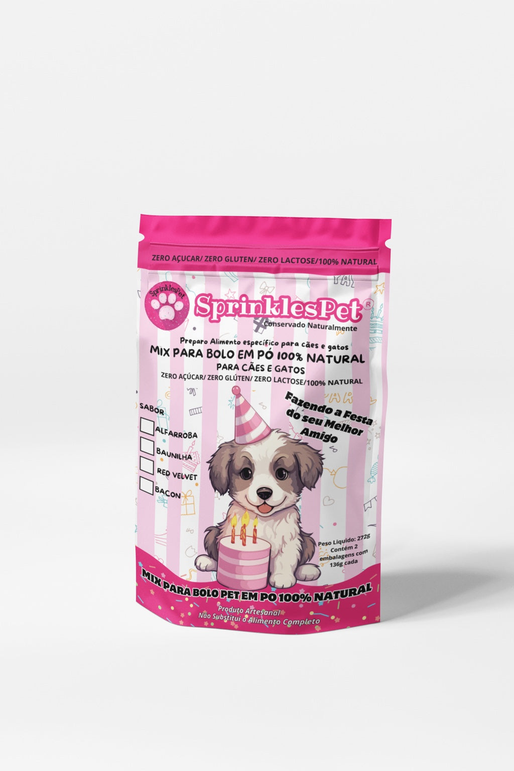 Mix para Bolo Pet SprinklesPet 272 g